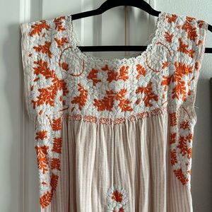 Mi Golondrina Midi Dress Small